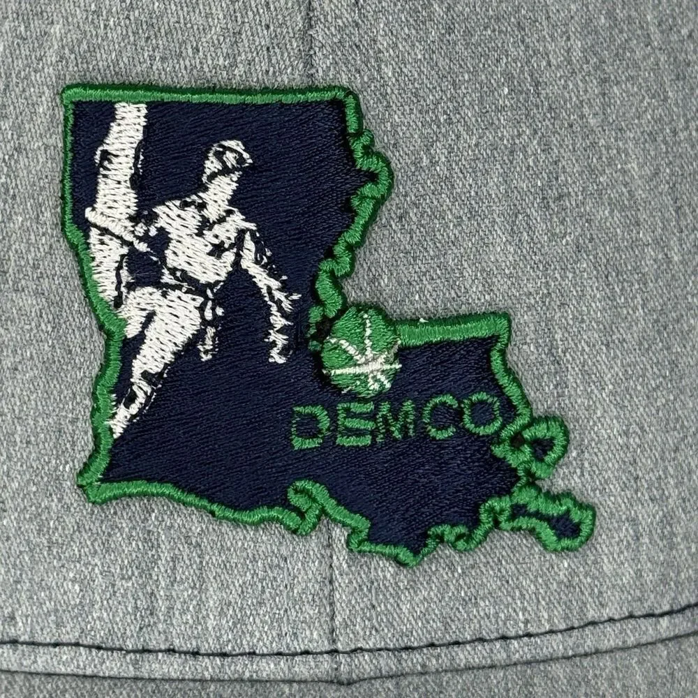 Louisiana Demco Hat Richardson 112 Trucker Hat Cap Black Green Gray  OS